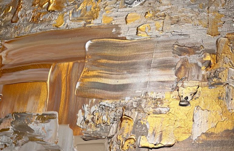Art-Shop – Originale von Ben Plaumann Art-Shop – Original zeitgenössische Kunst - Ausschnitt des Werkes Yin no. 9 antik-anmutend von Ben Plaumann
